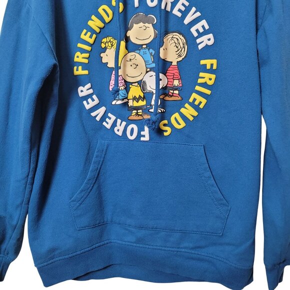 Peanuts Forever Friends Blue Hoodie S - Picture 4 of 11